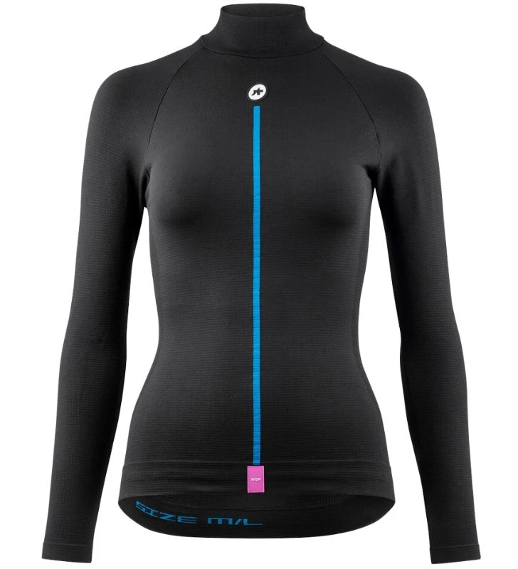 ASSOS Camiseta Térmica Mujer Manga Larga 3/3 P1 negro