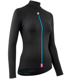 ASSOS Camiseta Térmica Mujer Manga Larga 3/3 P1 negro