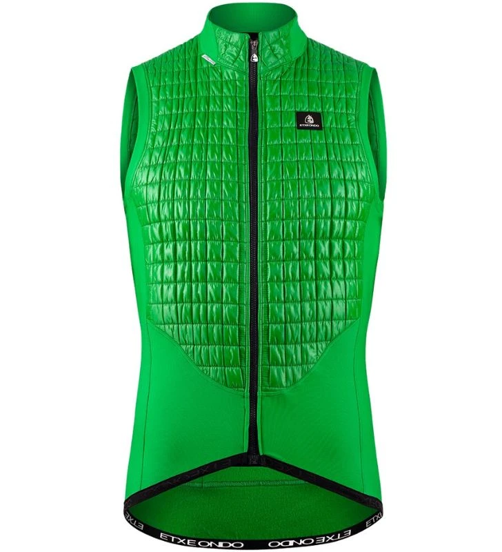 ETXEONDO Chaleco Arri Primaloft verde manzana