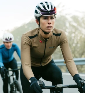 ETXEONDO Casaco Mulher Dena Gore-Tex Windstopper pardo