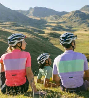 ETXEONDO Maillot Manga Corta Mujer Bika rosa fluor