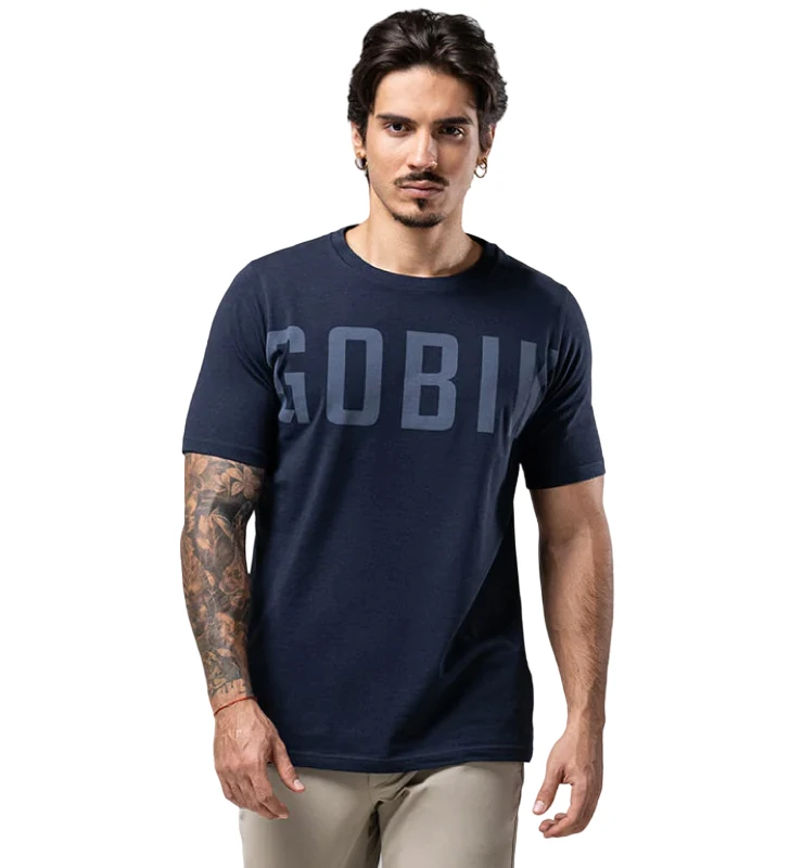 GOBIK Camiseta Manga Corta Algodón Hombre Rest Ultrablue