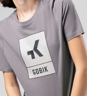 GOBIK Camisola Manga Curta Unisex Overlines 2.0 Pewter