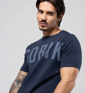 GOBIK Camiseta Manga Corta Algodón Hombre Rest Ultrablue