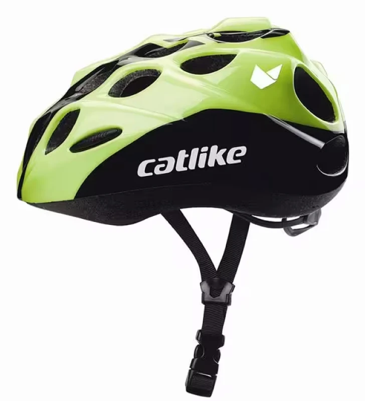 CATLIKE Casco Carretera Infantil Kitten amarillo fluor / negro