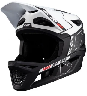 LEATT Capacete MTB Gravity 6.0 Carbon V24 Branco