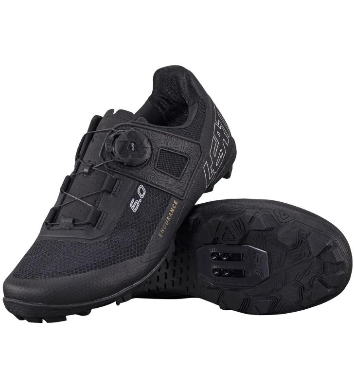 LEATT Zapatillas ProClip 6.0 Endurance Mujer Negro