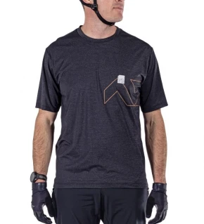 LEATT Camiseta MTB Trail 1.0 X-Flow Negro