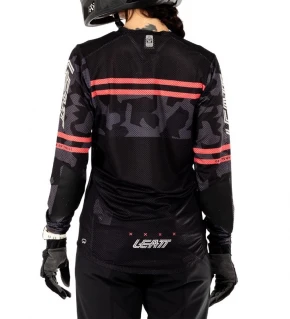 LEATT Camiseta MTB Gravity 4.0 Mujer Negro