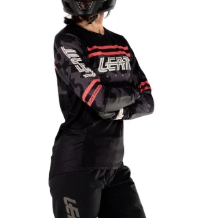 LEATT Camiseta MTB Gravity 4.0 Mujer Negro