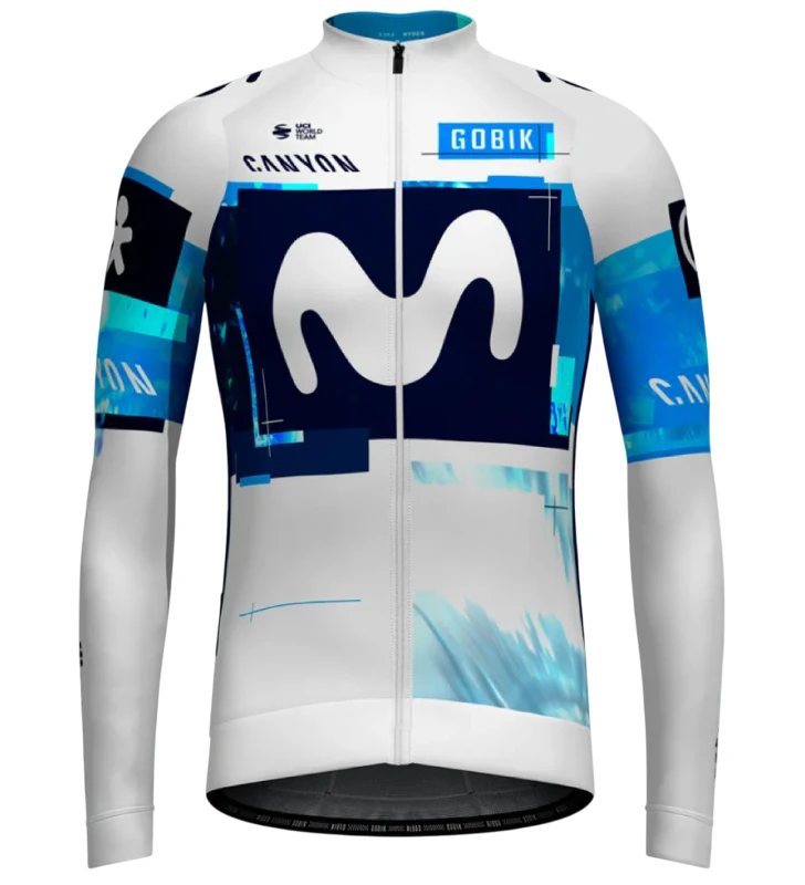 GOBIK Maillot Manga Larga Hombre Hyder Movistar Team 25