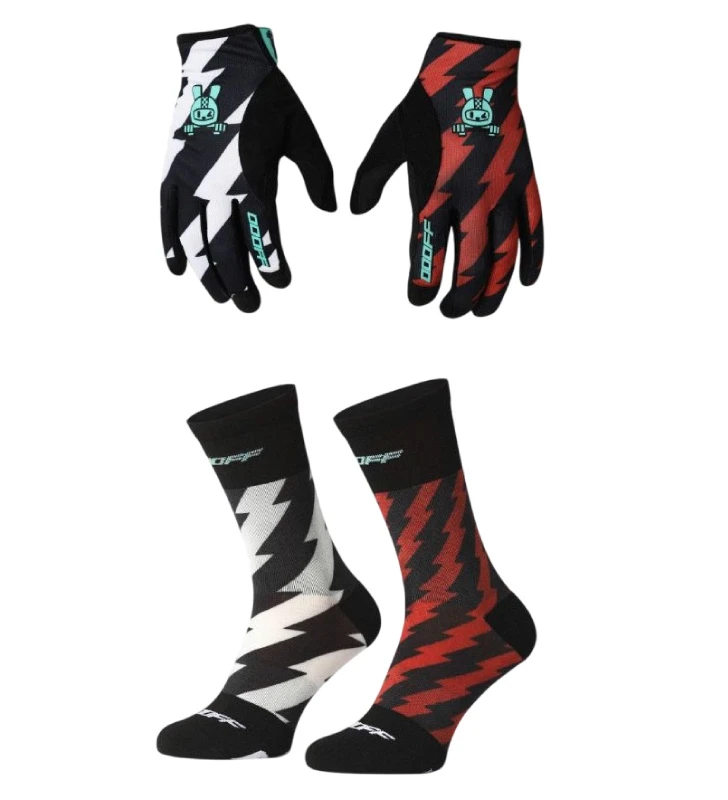 OOOFF Pack Guantes y Calcetines V1 rayos