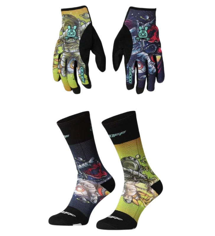 OOOFF Pack Guantes y Calcetines V1 astronauta