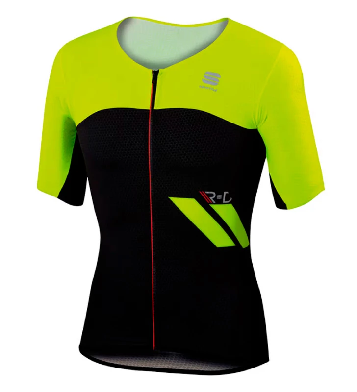 SPORTFUL Maillot MC R&D Cima amarelo fluor / preto