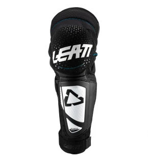 LEATT Joelheiras/Caneleiras 3DF Hybrid Junior Branco/Preto