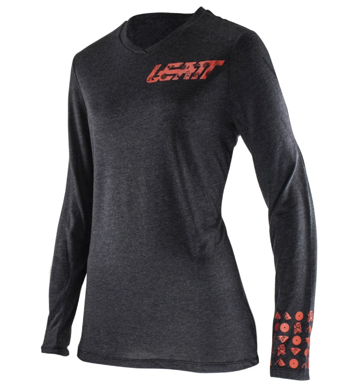 LEATT Camisola MTB Mulher Gravity 2.0 Preto